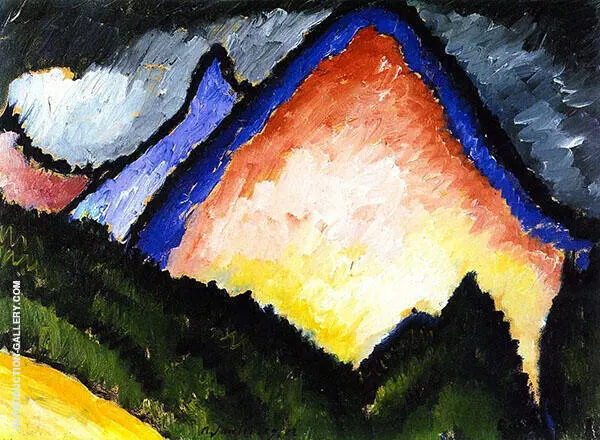 The Mountain By Alexej von Jawlensky