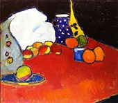 The Red Table By Alexej von Jawlensky