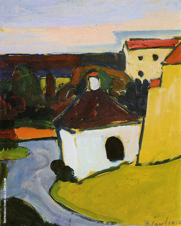 White Chapel Murnau By Alexej von Jawlensky