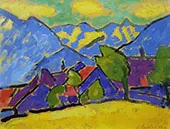 Yellow Sound 1908 By Alexej von Jawlensky