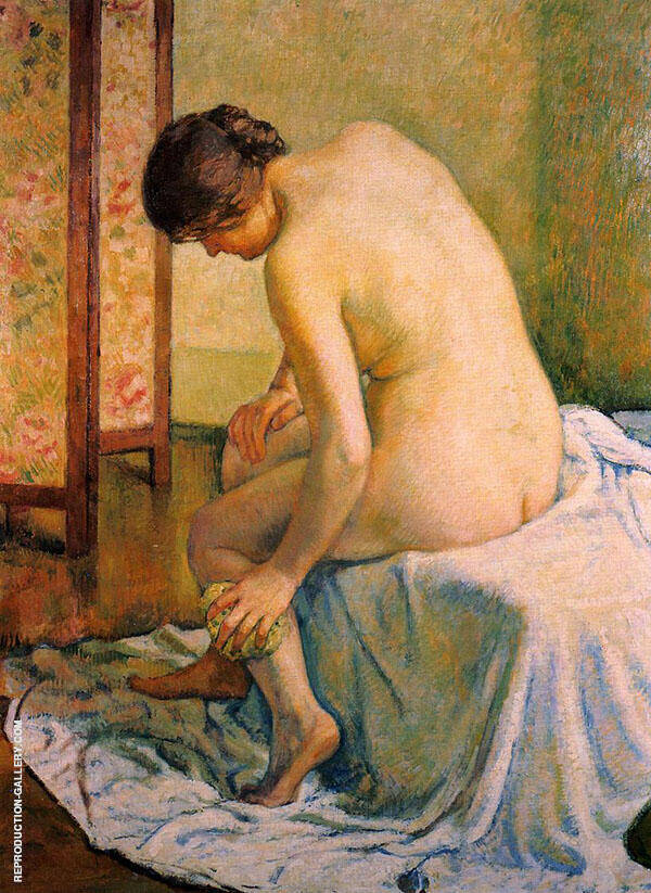 Bather by Theo van Rysselberghe | Oil Painting Reproduction