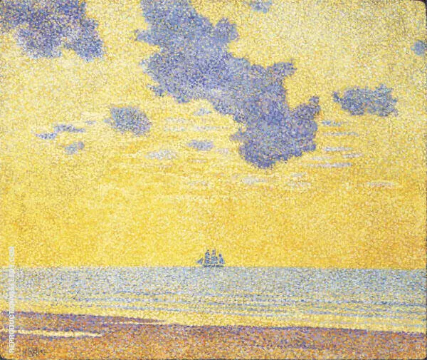 Big Clouds 1893 By Theo van Rysselberghe