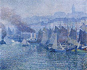 Boulogne sur mer By Theo van Rysselberghe