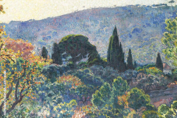 Costebelle by Theo van Rysselberghe | Oil Painting Reproduction