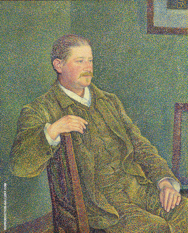 Dr August Weber by Theo van Rysselberghe | Oil Painting Reproduction