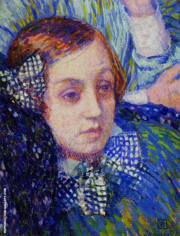 Elizabeth with Ribbons By Theo van Rysselberghe