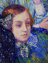 Elizabeth with Ribbons By Theo van Rysselberghe