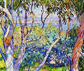 Eucalyptus at Saint Tropez By Theo van Rysselberghe