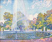 Fountain at Sans Souci Potsdam By Theo van Rysselberghe