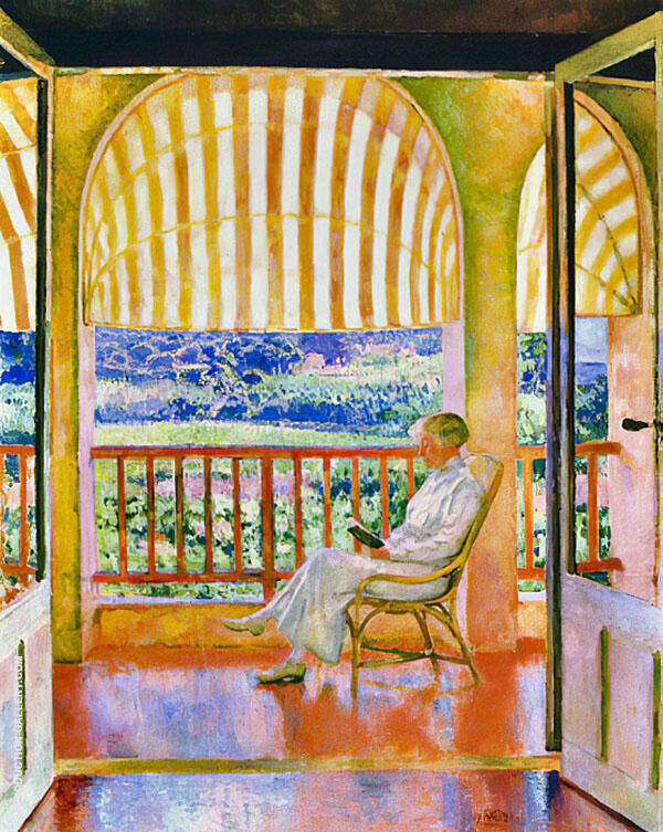 June Afternoon by Theo van Rysselberghe | Oil Painting Reproduction