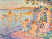L'Heure Embrasee By Theo van Rysselberghe