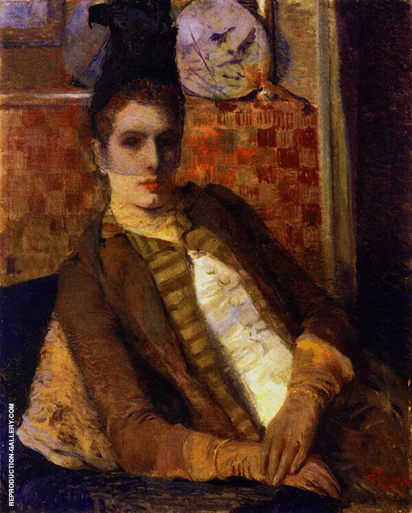 Lady in a Veil By Theo van Rysselberghe