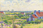 Landscape with Houses 1894 By Theo van Rysselberghe