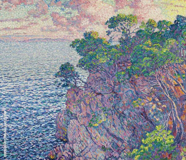 La Pointe du Rossignol Cap Layet 1905 By Theo van Rysselberghe