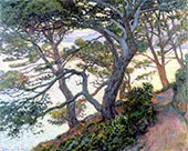 Pines of Rayol By Theo van Rysselberghe