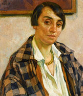 Portrait of Elizabeth van Rysselberghe By Theo van Rysselberghe