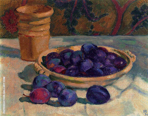 Still Life with Plums 1926 | Oil Painting Reproduction