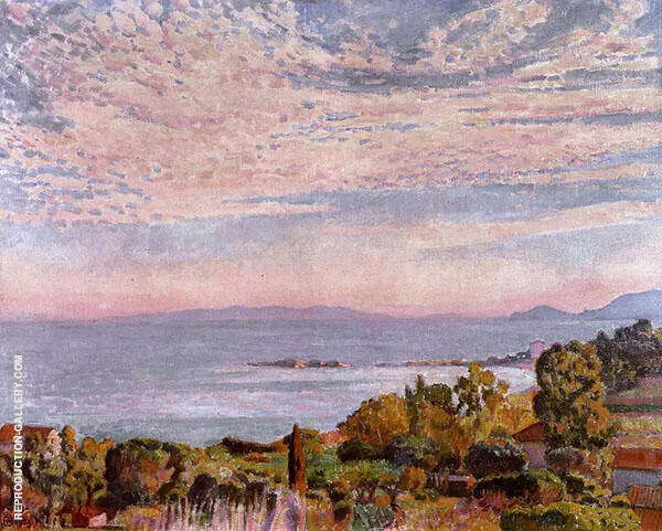 The Bay of Saint Clair By Theo van Rysselberghe