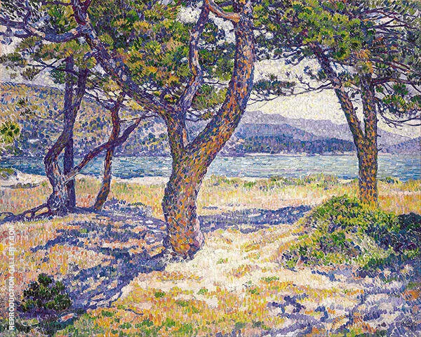 The Mediterranean at Le Lavandou By Theo van Rysselberghe