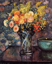 Vase of Flowers 1911 By Theo van Rysselberghe