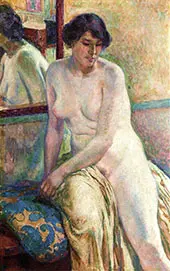 Venetian Woman By Theo van Rysselberghe