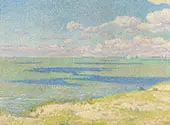 View of The Scheldt 1893 By Theo van Rysselberghe
