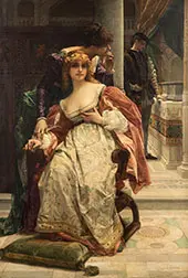 Portia and The Caskets Scene from The Merchant of Venice By Alexandre Cabanel