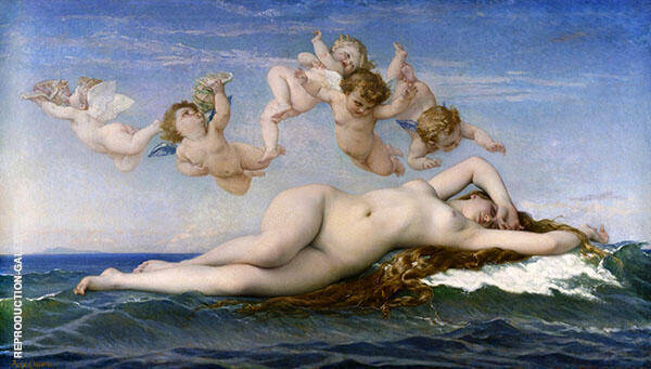 The Birth of Venus by Alexandre Cabanel | Oil Painting Reproduction