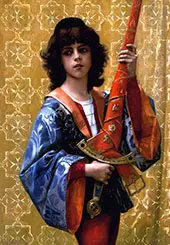 Young Page in Florentine Garb 1881 By Alexandre Cabanel