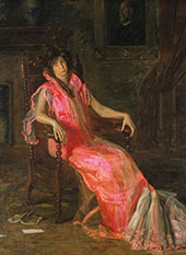 An Actress Portrait of Suzanne Santje By Thomas Eakins