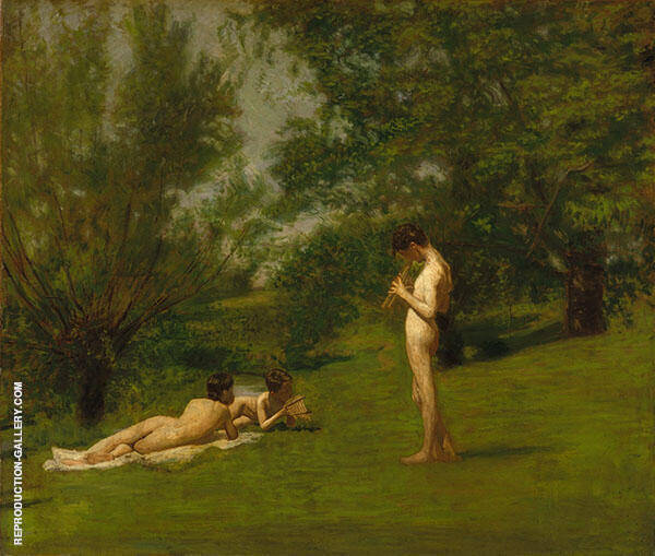 Arcadia 1883 by Thomas Eakins | Oil Painting Reproduction