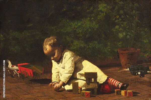 Baby at Play By Thomas Eakins