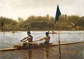 The Biglin Brothers Turning The Stake Boat By Thomas Eakins
