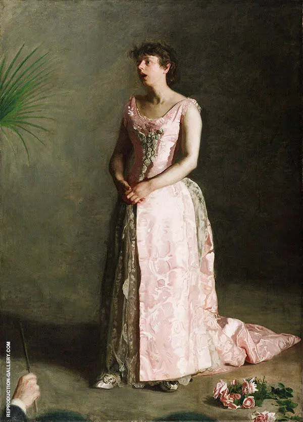 The Concert Singer By Thomas Eakins
