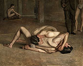 Wrestlers By Thomas Eakins