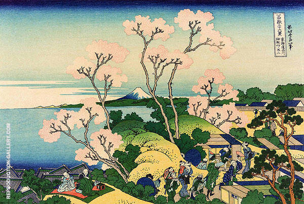Fuji from Goten Yama by Katsushika Hokusai | Oil Painting Reproduction