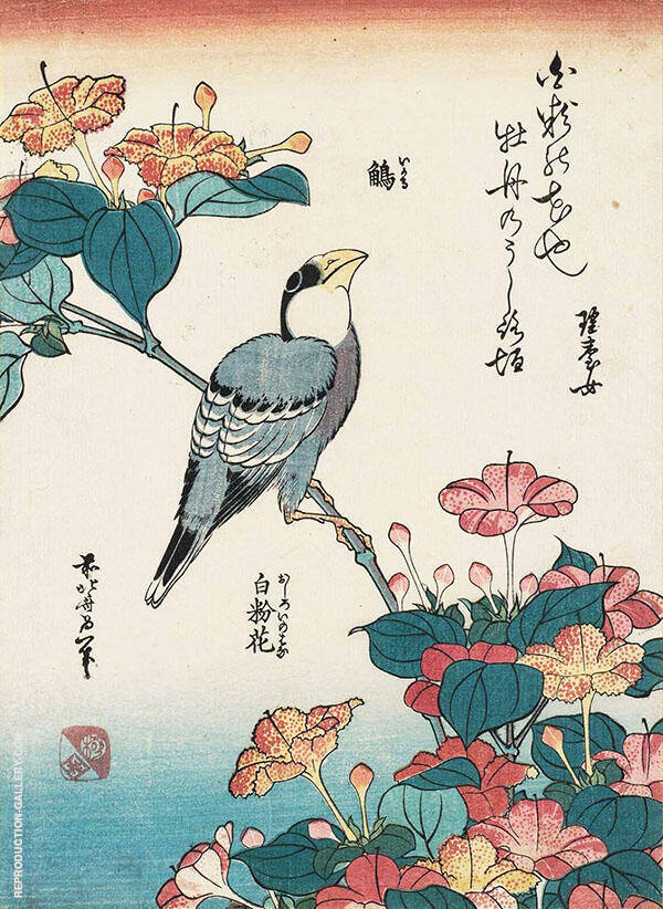 Mirabilis 1834 by Katsushika Hokusai | Oil Painting Reproduction