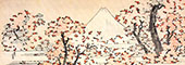 Mount Fuji Seen Through Cherry Blossom By Katsushika Hokusai