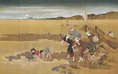 Shell Gathering By Katsushika Hokusai