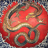 The Dragon By Katsushika Hokusai