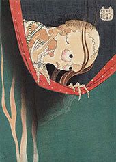 The Ghost of Kohada Koheiji By Katsushika Hokusai