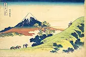 The Inume Pass in Kai Province By Katsushika Hokusai