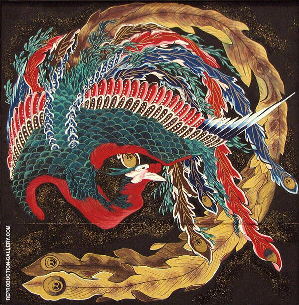 The Phoenix by Katsushika Hokusai | Oil Painting Reproduction