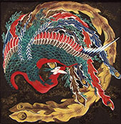 The Phoenix By Katsushika Hokusai