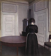Interior 1899 By Vihelm Hammershoi