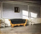 Subshine in The Drawing Room By Vihelm Hammershoi