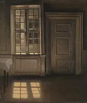 Sunlight on The Floor 1906 By Vihelm Hammershoi
