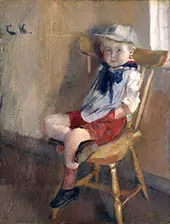 Boy in a Chair By Christian Krohg