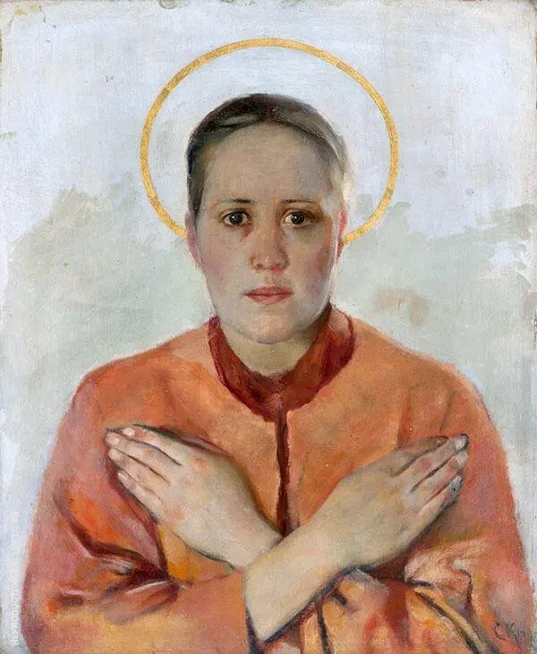 Madonna By Christian Krohg
