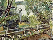 The Garden with The Glass Ball By Christian Krohg